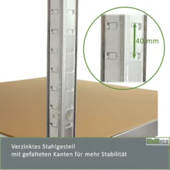 XL Schwerlastregal 180x120x60 Cm Lagerregal 875 Kg Traglast -Vidailo Verkaufe 830382cffe050a00e9c2365a7b9f428e