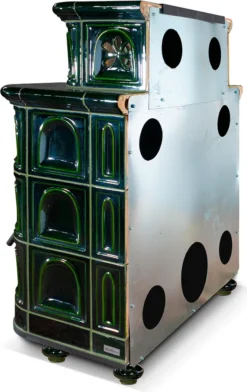 Kaminofen Kahelofen Fontanna Grün Blmschv2 11kW Klassisches Design -Vidailo Verkaufe 837d2326a58ab5fa4952c2a731b49f71