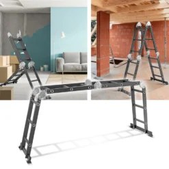 STAHLWERK Mehrzweckleiter 150 Kg Alu Klappleiter Trittleiter Aluminiumleiter -Vidailo Verkaufe 83935f9106d8fbafba9f358418b615d1