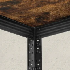 SONGMICS Bücherregal, Schwerlastregal, Küchenregal, Lagerregal, Standregal, 5 Ablagen, 150 X 37 X 37 Cm, Bis 400 Kg Belastbar, Verstellbare Ablagen, Industrie-Design, Vintagebraun-schwarz GLR037B01 -Vidailo Verkaufe 84c7150dc31bf83c6a3cbb4a307f3fed