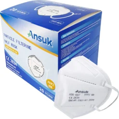 Atemschutzmaske FFP2 NR Maske - Schutzmaske 50 Stück WEIß -Vidailo Verkaufe 851c7be796051107aace5ba485dac578