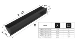 Lüftungsgitter LUFT 9x40 Graphite Slim 11 Lüftungsgitter LUFT 9x40 Graphite Slim -Vidailo Verkaufe 859b8f4863a63573de417a6b15957f5b 3