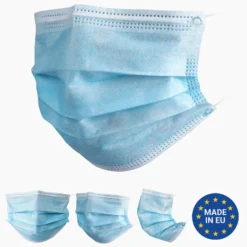 Virshields® Kindermasken Medizinisch - 3-lagig, BFE 95%, EU, DIN EN 14683, 50-2000 STK, Blau - Medizinische Masken, Mundschutz, Gesichtsmasken, Einwegmasken, Schutzmasken Für Kinder -Vidailo Verkaufe 85aeca3aed6539cced2ad393fa9fe967