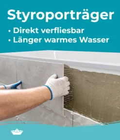 Calmwaters® Badewanne Komplettset 170x75 Cm Original, EU, 3in1 Acryl-Badewanne Mit Wannenträger & Ablaufgarnitur, Körperformbadewanne, Rechteckbadewanne 170 X 75, 200 L, Weiß, 99000088 -Vidailo Verkaufe 85e106f729314156cd277e6e42e76c69