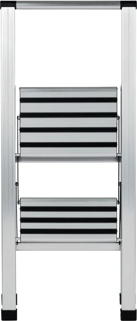 Wenko Alu-Design Klapptrittleiter 2-stufig Silber 22 Wenko Alu-Design Klapptrittleiter 2-stufig Silber – Bild 20