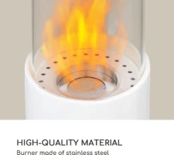 Blumfeldt Fiamme Pila Ethanol-Kamin Edelstahl-Brenner 0,5 Liter 4-5 H Brenndauer -Vidailo Verkaufe 8918c4a74bcd830eb2f4796fc3ff516f