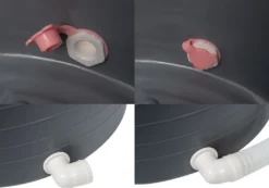 HelloBath® Mobile Badewanne Für Erwachsene XL, Ideal Für Das Kleines Badezimmer, 125 * 52 * 63cm, Stylisch Und Stimmungsvoll (Grau) - Mit Badewannenbrett Und Wasserhahn -Vidailo Verkaufe 891f055f58882e2aaba66c374e4e8d7f