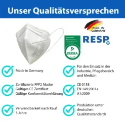 ECT FFP2 Atemschutz Maske CE 0158 20er Faltbox -Vidailo Verkaufe 8aab82ba73eb111ed986ff5503e5779e
