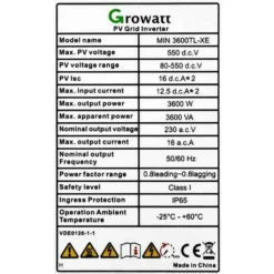 3600 Watt Plug & Play Solaranlage Mit Aufputzsteckdose, Growatt Wechselrichter, Astronergy -Vidailo Verkaufe 8c91392c9a4ab1799bcbece1961839f2