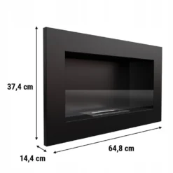 Wandkamin Bioethanol GOLF Mit Verglasung Set -Vidailo Verkaufe 8daeecd28b080e64b54c9b7e16eac969