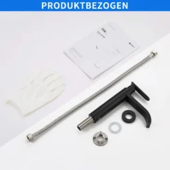 Aihom Kaltwasserhahn Schwarz Wasserhahn Kaltwasser, Waschtischarmatur Wasserfall Für Gäste WC, Einzigartiges Armatur Waschbecken Mit Auslaufhöhe 118 Mm Einhebelarmatur Für Badezimmer -Vidailo Verkaufe 8f06757b98d22be2cfbb3baa71e7ba3e