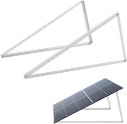 Juskys Balkonkraftwerk Montageset - Halterung Solarmodul Bis 80 Kg Photovoltaik Befestigung - Montagepaket PV-Anlage Solar Montagesystem Modulträger