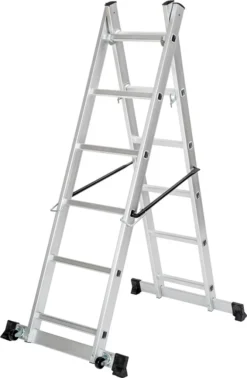 Tectake Mehrzweckleiter Leitergerüst - Silber 11 Tectake Mehrzweckleiter Leitergerüst - Silber -Vidailo Verkaufe 8ffb90464fe7a4f4451b6d104fee3e92