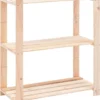 VidaXL Lagerregal Mit 3 Böden 80×38×90 Cm Kiefer Massivholz 150 Kg 2 VidaXL Lagerregal Mit 3 Böden 80×38×90 Cm Kiefer Massivholz 150 Kg -Vidailo Verkaufe 908ec007cf3470c4d8ef943a1e22260f