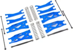 Traxxas TRX7895X Wide-X-Maxx-Kit Blau Querlenker, Spurstangen, Wellen +Fed