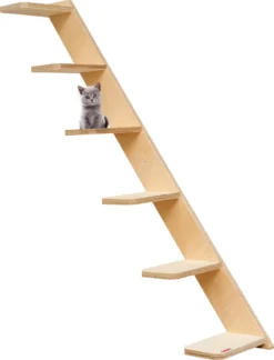 Elmato 13030 Katzentreppe Stufentreppe Leiter Mit 6 Sprossen Links