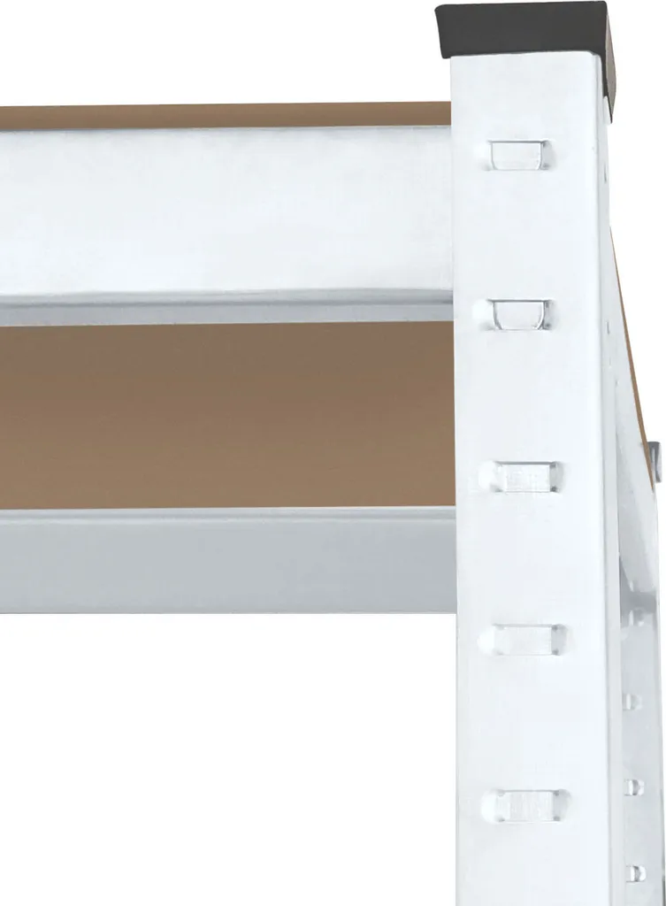 MIDORI© Lagerregal 170 X 80 X 30 Cm Traglast 350 Kg Regal Schwerlastregal Steckregal Verzinkt 4 MIDORI© Lagerregal 170 X 80 X 30 Cm Traglast 350 Kg Regal Schwerlastregal Steckregal Verzinkt – Bild 2