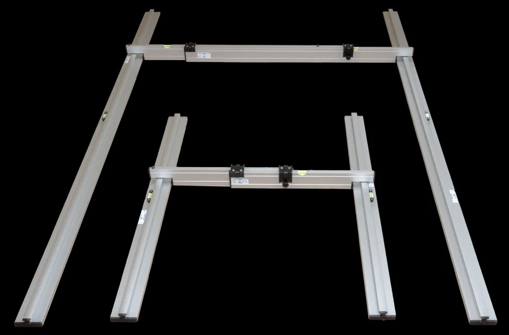 Rabo Trockenschüttungslehre 'Varia-Plus Set' 6-teilig: Je 2 Grundschienen 1,25m Und 2,50m, 1 Abziehlatte Stufenlos Verstellbar 0,77-1,20m, 1 Abziehlatte Stufenlos Verstellbar 1,50-2,50m 4 Rabo Trockenschüttungslehre 'Varia-Plus Set' 6-teilig: Je 2 Grundschienen 1,25m Und 2,50m, 1 Abziehlatte Stufenlos Verstellbar 0,77-1,20m, 1 Abziehlatte Stufenlos Verstellbar 1,50-2,50m – Bild 2