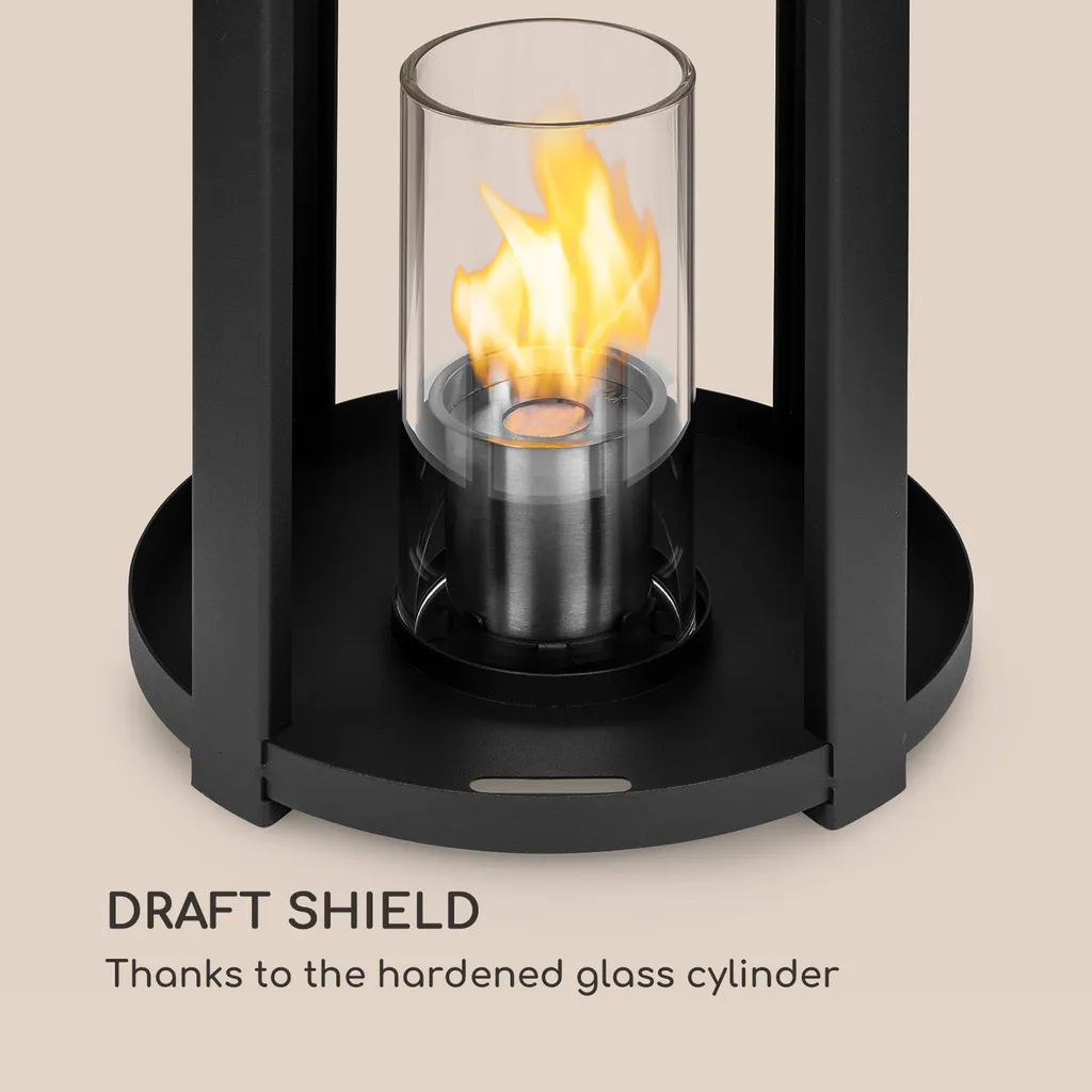 Blumfeldt Fiamme Cilindro Ethanol-Laterne , 2-Set , Edelstahl-Brenner 0,3 Liter , 4 H Brenndauer ,für Drinnen Und Draußen , Incl. Löschwerkzeug , Rundes Design , Stahlblech 6 Blumfeldt Fiamme Cilindro Ethanol-Laterne , 2-Set , Edelstahl-Brenner 0,3 Liter , 4 H Brenndauer ,für Drinnen Und Draußen , Incl. Löschwerkzeug , Rundes Design , Stahlblech – Bild 4