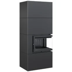 Kamineinsatz Simple Box 8 KW Ø 200 Black -Vidailo Verkaufe 96332907b22eb20365b5ed8b61dde1f6