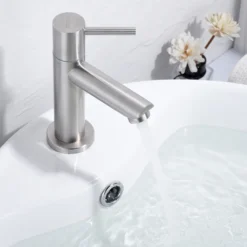 Kaltwasser Wasserhahn Bad Armatur Waschtischarmatur Badarmaturen Für Badzimmer Mit Anschlussschlauch -Vidailo Verkaufe 967f4498e1e6fa0f3b59e209deaaa407