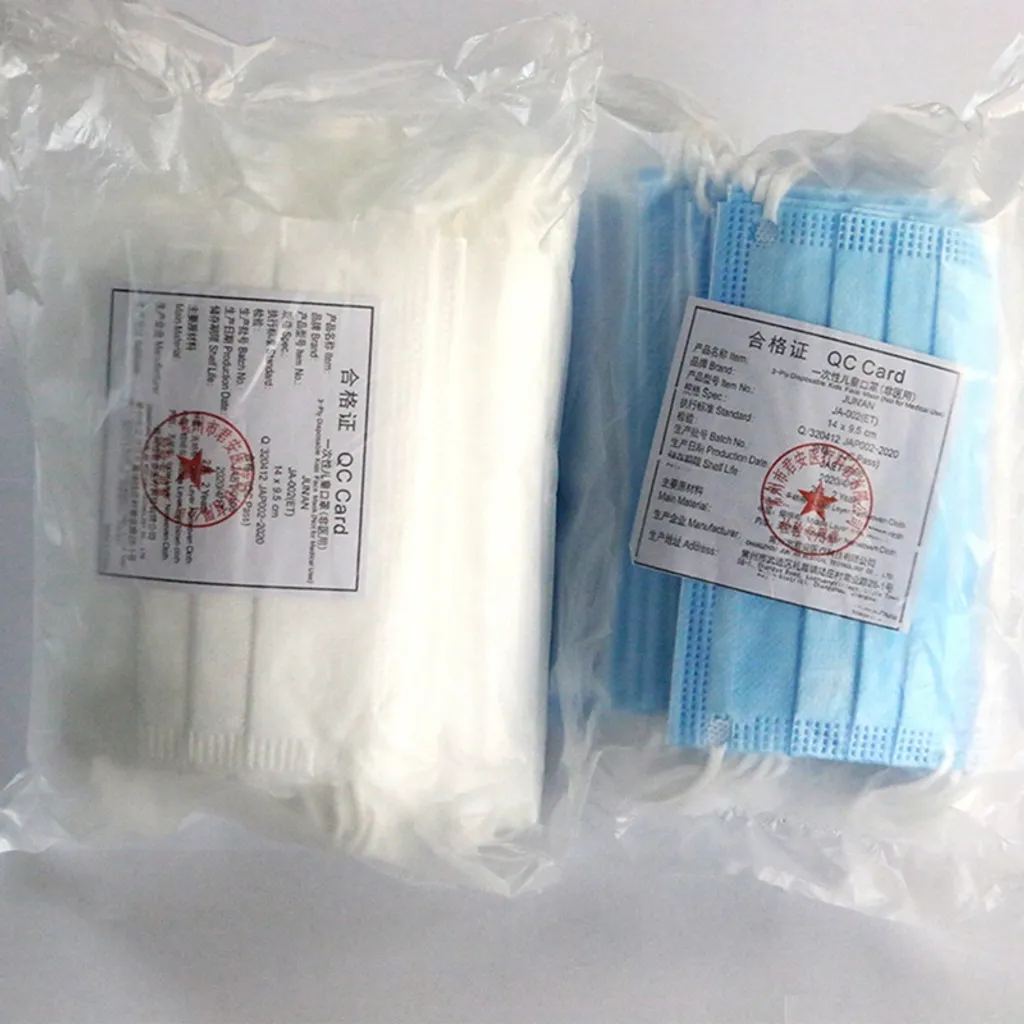 100 × 3-lagige Einwegmaske Aus Schmelzgeblasenem Stoff Für Kinder Ohrhaken Mit Hoher Elastizität Hohe Filtration Und Atmungsaktivität - Weiß 14 100 × 3-lagige Einwegmaske Aus Schmelzgeblasenem Stoff Für Kinder Ohrhaken Mit Hoher Elastizität Hohe Filtration Und Atmungsaktivität - Weiß – Bild 12