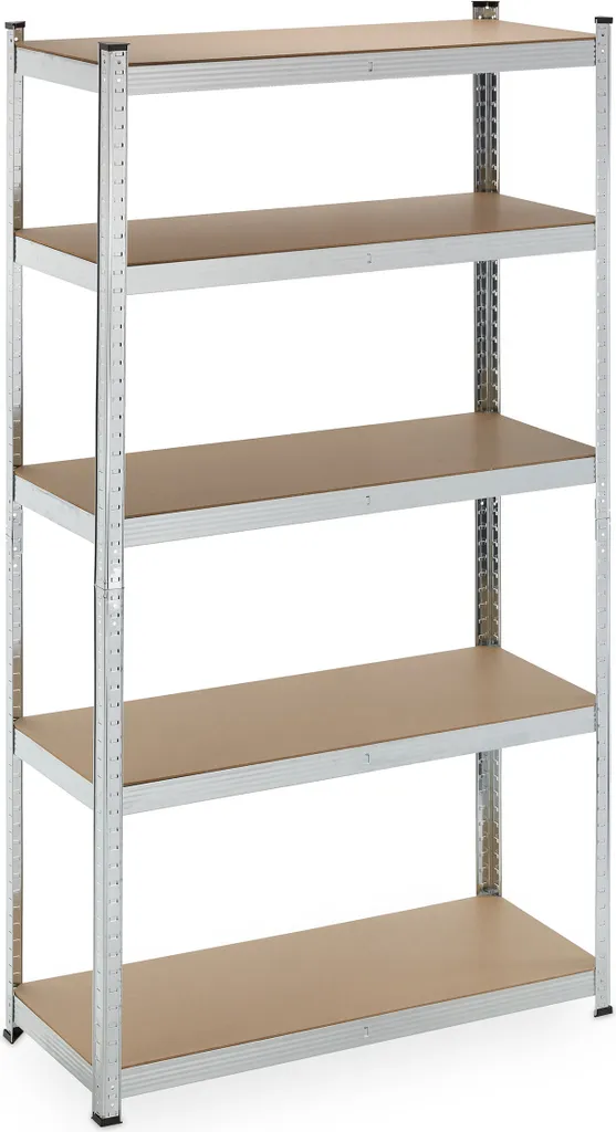 Relaxdays Großes Schwerlastregal Mit 5 Ebenen 12 Relaxdays Großes Schwerlastregal Mit 5 Ebenen – Bild 10