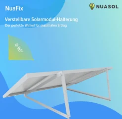 NuaSol Solarpanel Flachdach Halterung PV-Modul Aufständerung Balkonkraftwerk Bis 72 Cm Neigungswinkel Verstellbar 0-90° -Vidailo Verkaufe 9bd6348e9cc2c157b8f25f2855552db3