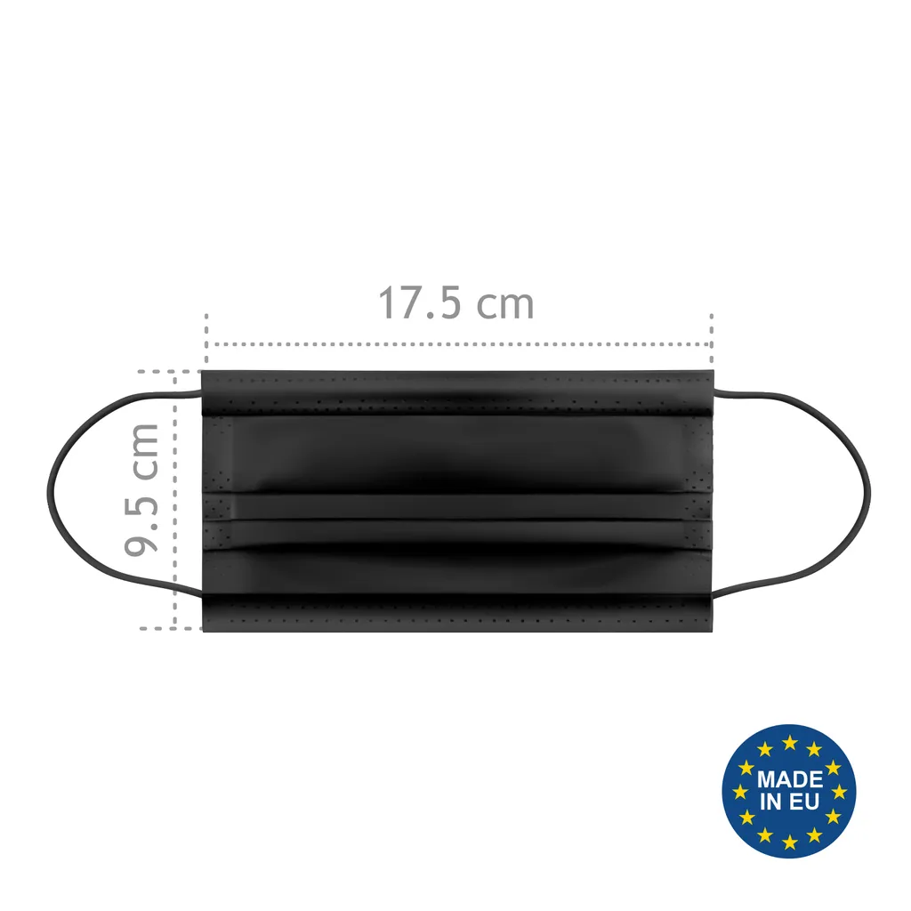 Virshields® Medizinischer Mundschutz - Typ IIR, BFE 99,98%/VFE 99,6%, DIN EN 14683, EU, 50-2000 STK, 3-lagig, Farbwahl - OP Masken, Mund Und Nasenschutz, Einweg Gesichtsmaske, Einwegmasken 11 Virshields® Medizinischer Mundschutz - Typ IIR, BFE 99,98%/VFE 99,6%, DIN EN 14683, EU, 50-2000 STK, 3-lagig, Farbwahl - OP Masken, Mund Und Nasenschutz, Einweg Gesichtsmaske, Einwegmasken – Bild 9