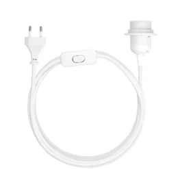 Kwmobile E27 Lampenfassung Mit Schalter - 3,5m Textilkabel - E 27 Fassung Netzkabel Mit Schraubring Schalter - Lampenaufhängung Lampenkabel Weiß -Vidailo Verkaufe 9d02d282abccc8c738f4f6bd0ec75f3e