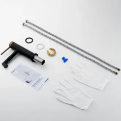 Lonheo Badarmatur 360° Drehbar Auslauf Hochdruck Wasserhahn Waschbecken Einhandmischer Waschtischarmatur Mischbatterie Fürs Badezimmer, Schwarz -Vidailo Verkaufe 9fb414fded4a84c2033baef76778b76e