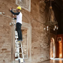 EINFEBEN Teleskopleiter Teleskopleitern 2.6m Stehleiter Mehrzweckleiter Alu Multifunktionsleiter Ausziehleiter -Vidailo Verkaufe 9fe496f5d8c73a4361218809edd5dfac