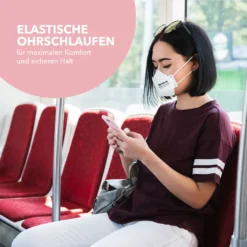 Björn&Schiller FFP2 Masken Einzeln Verpackt, 20 Stück, Germany, Atemschutzmaske Weiß 3-lagig CE 2233 , Schutzmasken Medizinisch, Atmungsaktive Einwegmaske, Mundschutz & Nasenschutz -Vidailo Verkaufe a055b8e10dccd6d3f8e5363fa1374b79