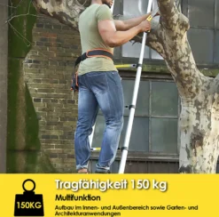 EINFEBEN Teleskopleiter Teleskopleitern 2.6m Stehleiter Mehrzweckleiter Alu Multifunktionsleiter Ausziehleiter -Vidailo Verkaufe a073a95e35e65b5fa5e0350d7a33c168