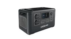 Deeno X 1500 Powerstation, Stromspeicher, 1036 Wh Kapazität, 1500 Watt Leistung, Integrierte LED-Lampe, Transportabel