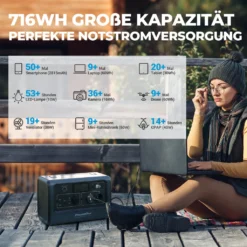 BLUETTI Tragbarer Stromerzeuger EB70 Mit PV200 200W Solar Panel, 716Wh LiFePO4 Batterie-Backup Solarspeicher Mit 100W Typ-C, Solargenerator Für Autoreisen, Netzunabhängig, Stromausfälle 12 BLUETTI Tragbarer Stromerzeuger EB70 Mit PV200 200W Solar Panel, 716Wh LiFePO4 Batterie-Backup Solarspeicher Mit 100W Typ-C, Solargenerator Für Autoreisen, Netzunabhängig, Stromausfälle -Vidailo Verkaufe a2ecf43812c1be4762397518d528d812