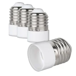 Kwmobile 4x Lampensockel Adapter Konverter - E27 Fassung Auf E14 Sockel Lampenadapter - Lampensockeladapter Für LED Halogen Energiespar Lampen -Vidailo Verkaufe a319dc440aec97a3161bb19cb0e8865e