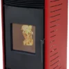 Nemaxx P12 Pelletofen Pelletkamin Pelletkaminofen 12 KW Kaminofen Heizofen Pellet Ofen Kamin Pelletheizung Heizung - Rot - WiFi-Ready -Vidailo Verkaufe a4998c0a1c9326448f7cddd3bdf46776
