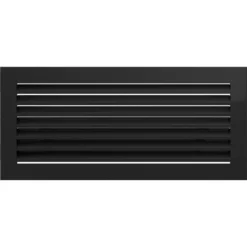 Lüftungsgitter FRESH 17x37 Schwarz