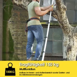 EINFEBEN Teleskopleiter Mehrzweckleitern Stehleiter Mehrzweckleiter Klappleiter 2.5+2.5m 5M Multifunktionsleiter Klappbar 10 EINFEBEN Teleskopleiter Mehrzweckleitern Stehleiter Mehrzweckleiter Klappleiter 2.5+2.5m 5M Multifunktionsleiter Klappbar -Vidailo Verkaufe a80e3333911fb8508050886e848b156e