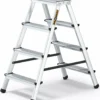 Doppelseitige Leiter, Alu, 4 Stufen, Belastbar Bis 125 Kg -Vidailo Verkaufe a8b5f766c6b7f2b1f8efd557668e31ea
