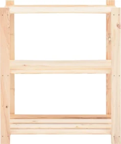 VidaXL Lagerregal Mit 3 Böden 80×38×90 Cm Kiefer Massivholz 150 Kg -Vidailo Verkaufe a9ef382a4dd4a681402d0e6c5b2c220b