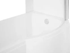 ECOLAM Duschbadewanne Set Badewanne + Glasabtrennung Duschwand Eckbadewanne I-Besco 170x70 LINKS Schürze Ablaufgarnitur Füße Silikon -Vidailo Verkaufe aadf6a1a20560e53aa4fb61d7427b466