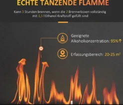 HOMCOM 3L Ethanol-Kamin Feuerschale Wandkamin 3Std.Ethanol Kamin 20-25m² Wärmedeckung Mit Löschhilfe Indoor Metall Schwarz 90 X 18 X 60 Cm 13 HOMCOM 3L Ethanol-Kamin Feuerschale Wandkamin 3Std.Ethanol Kamin 20-25m² Wärmedeckung Mit Löschhilfe Indoor Metall Schwarz 90 X 18 X 60 Cm -Vidailo Verkaufe aae10f4b49a671a556b484dd2b6f5e4a