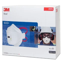 3M 3M™ Aura™ Einweg-Atemschutzmaske, FFP3, Mit Ventil, 9332+ 1 -Vidailo Verkaufe abe1e545acc71b47dc9c8c9a1fc776ed
