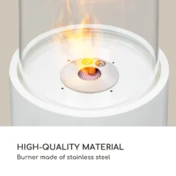 Blumfeldt Fiamme Tamburo , Ethanol-Kamin , Edelstahl-Brenner 0,8 Liter , 4-5 H Brenndauer , Zylinder Aus Gehärtetem Glas , Inklusive Löschwerkzeug -Vidailo Verkaufe ad3680c778b7c95ab7fd6dcaed21e6cb