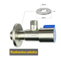 Lazardo Edelstahl Eckventil Regulierventil Zoll 3/8" 12 Lazardo Edelstahl Eckventil Regulierventil Zoll 3/8" -Vidailo Verkaufe ae6981024ff203409aabeb7e945c31a8