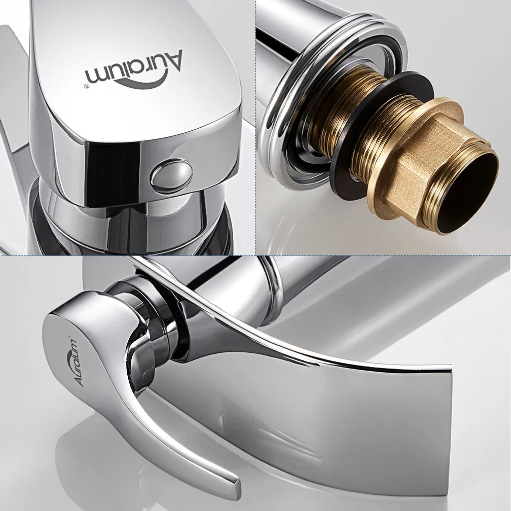 Hoch Waschtischarmatur Wasserfall Wasserhahn Bad Waschbecken Armatur Einhandmischer Mischbatterie Chrom 5 Hoch Waschtischarmatur Wasserfall Wasserhahn Bad Waschbecken Armatur Einhandmischer Mischbatterie Chrom – Bild 3