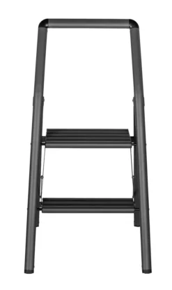 Wenko Alu-Klapptrittleiter Compact 2-stufig Dunkelgrau -Vidailo Verkaufe af7adc3b5f01b95cd71758e662fe90ef