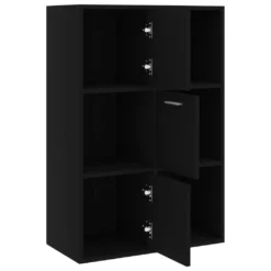 VidaXL Lagerschrank Schwarz 60x29,5x90 Cm Holzwerkstoff -Vidailo Verkaufe b059d6e2d31bf7ce74479298e2841aa6